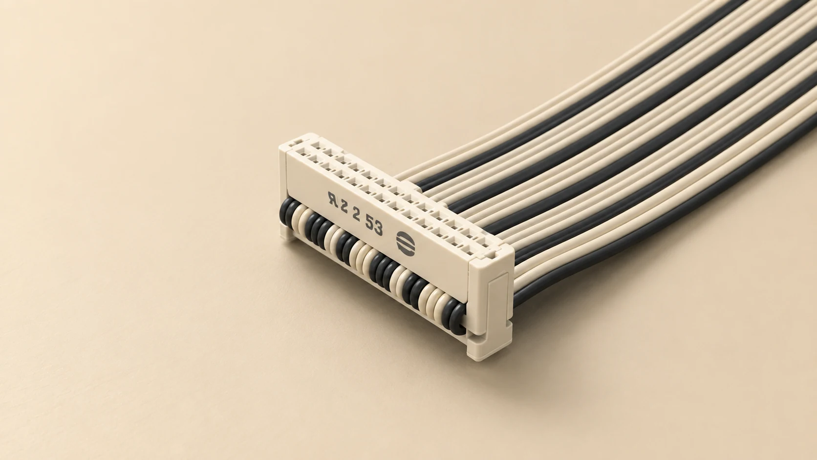 Connecteur multipoints et faisceau de fils.
